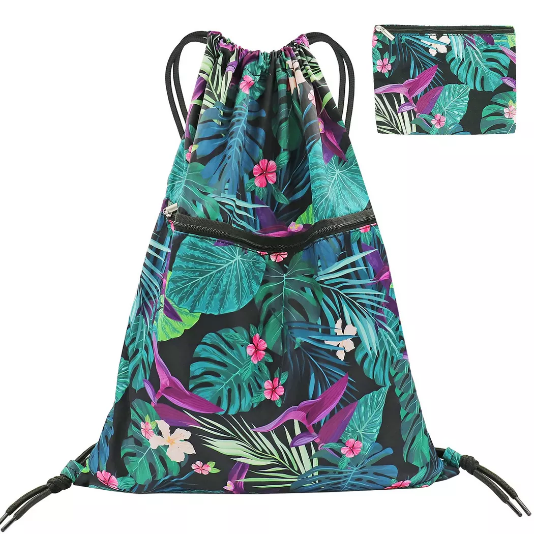 Only-bags.store - Turnbeutel mit Kordelzug, Turnbeutel Rucksack Tasche faltbar, One Size, Multicolor
