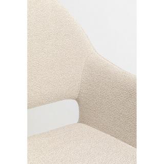 KARE Design Chaise avec accoudoirs San Francisco greige  