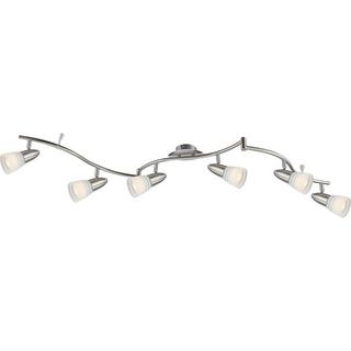 mutoni Plafonnier LED chrome nickel mat 6xE14 LED  