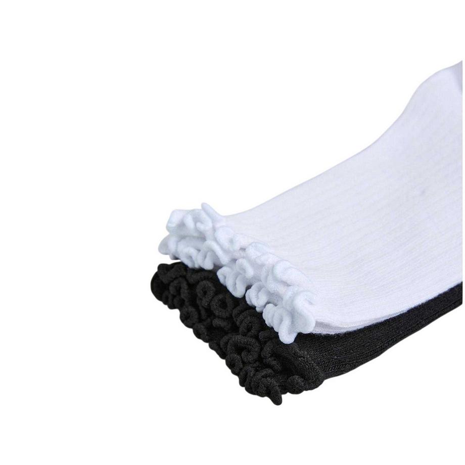 PIECES Afia Socquettes avec bord arriccié Pack de quatre  