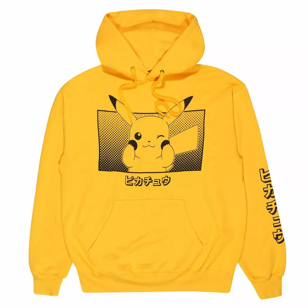 Heroes - Sweatshirt - Pokemon - Schattierung - Pikachu, für Damen, Gelb Bunt, Größe L