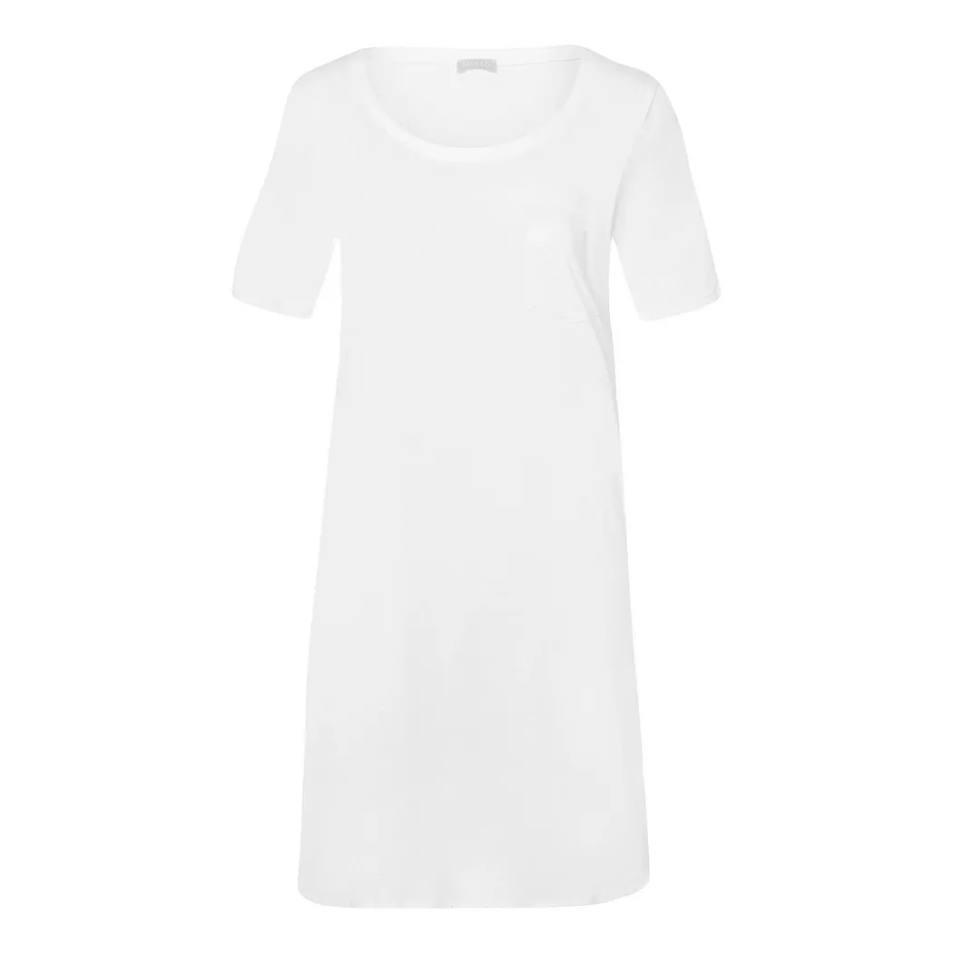 HANRO Sleepshirt - Chemise de nuit Cotton Deluxe blanc | M