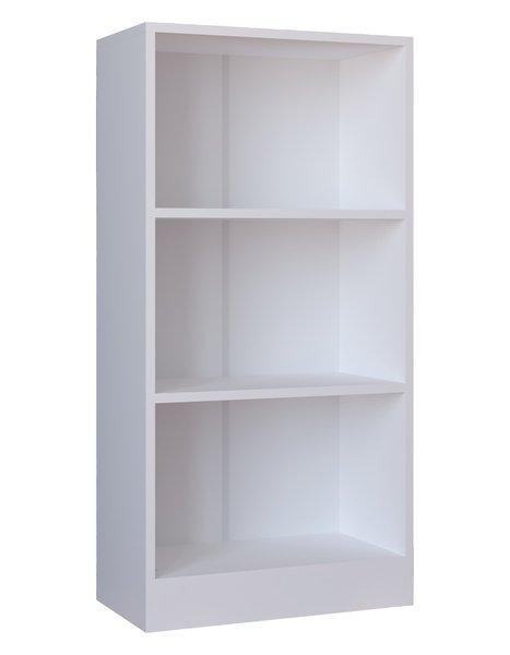 VCM Holz Aufbewahrung Stand Regal Bücherregal Deko Bücher Standregal Dilos M 3-fach  