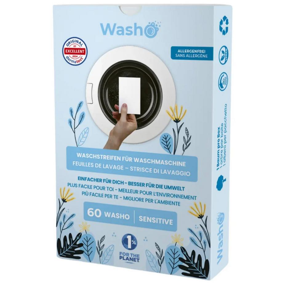Washo Washo Waschstreifen Sensitive (60 Stk)  