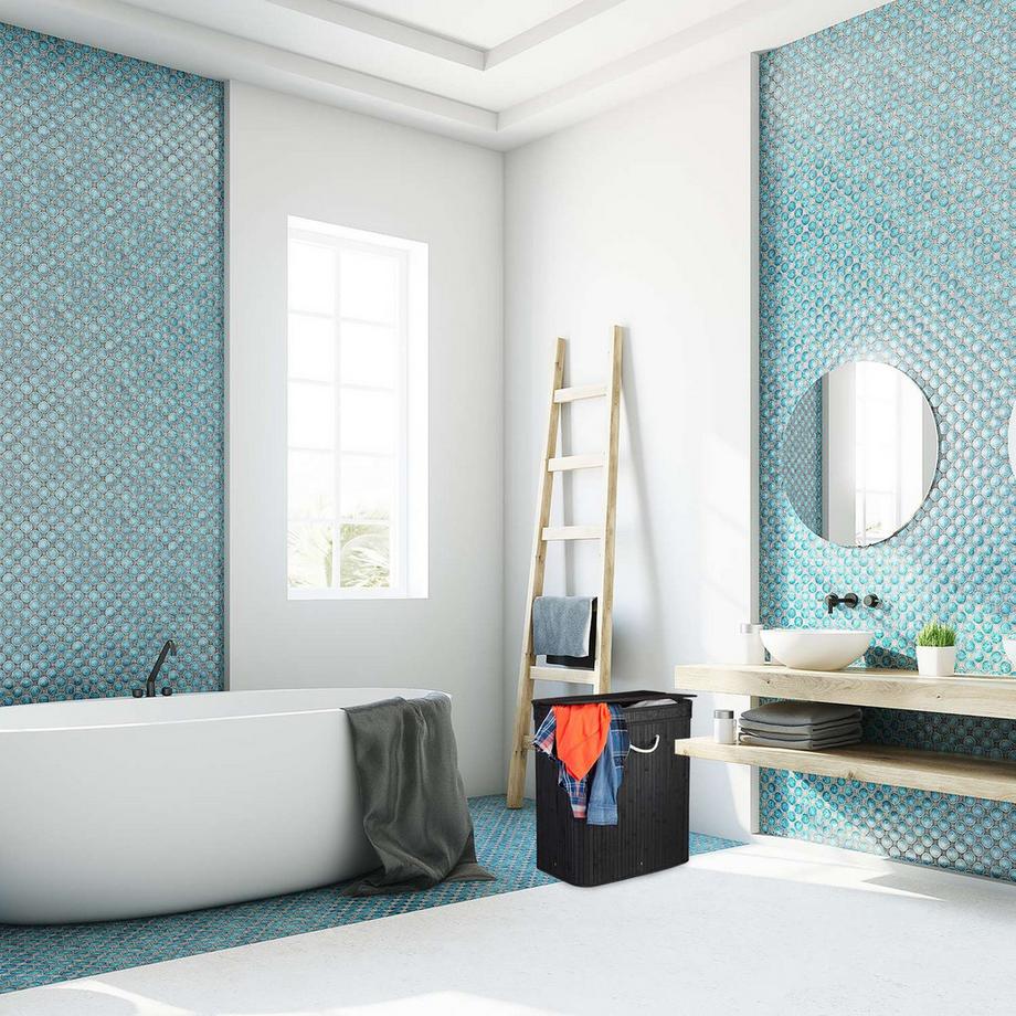 B2X Panier à linge carré  