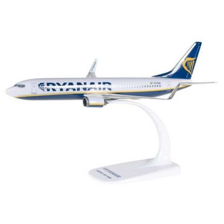 Herpa  Snap-Fit Flugzeugmodell Ryanair Boeing B737-800 (1:200) 
