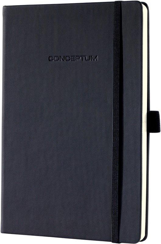 CONCEPTUM CONCEPTUM Notizbuch HC A5 CO109 black, Dot-Lineatur, 194 S.  