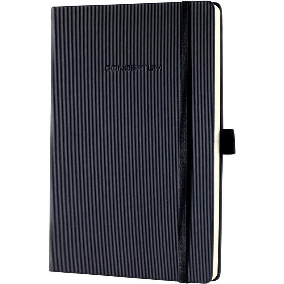CONCEPTUM Notizbuch HC A5 CO109 black, Dot-Lineatur, 194 S.