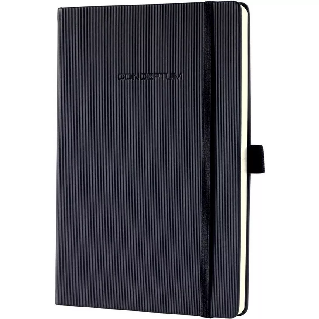 sigel Notizbuch Conceptum, DIN A5, punktkariert, schwarz