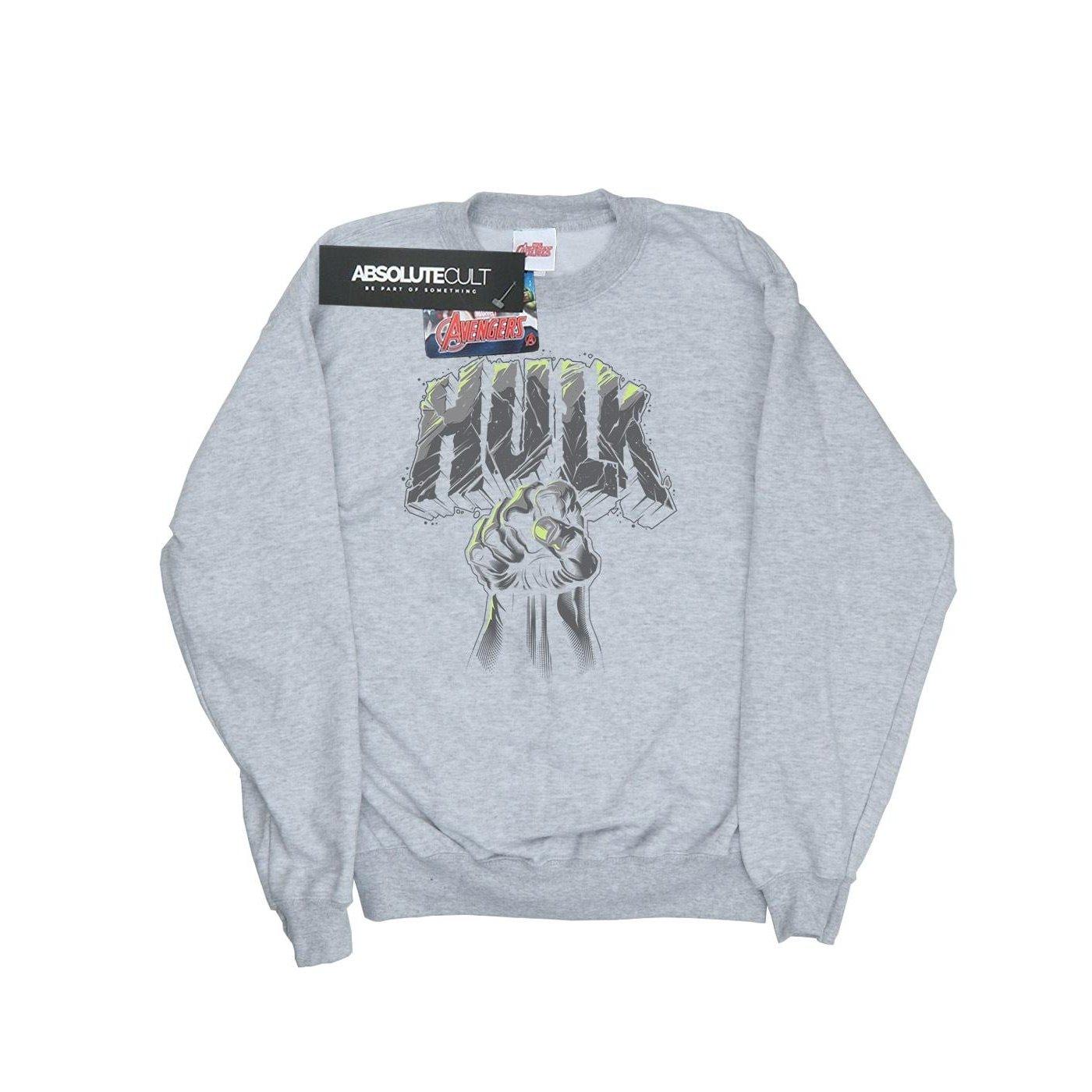 Image of Hulk Punch Logo Sweatshirt Damen Grau XL