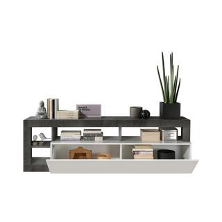 Vente-unique Set Sideboard + TVMöbel lackiert Beton SEFRO  