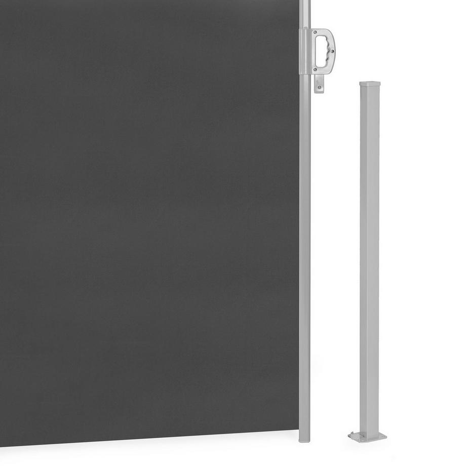 Northix Store latéral pliant, store enrouleur, paravent pour jardin, terrasse, anthracite  