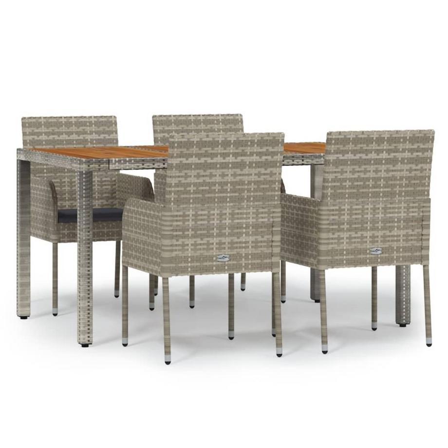 Garten essgruppe poly-rattan