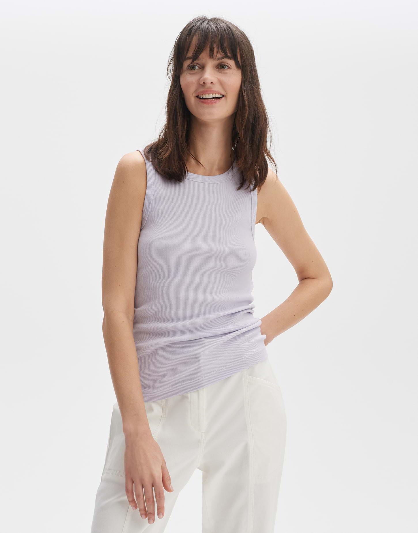 Image of Tank Top Ilesso Figurbetont Damen Lavendel 40