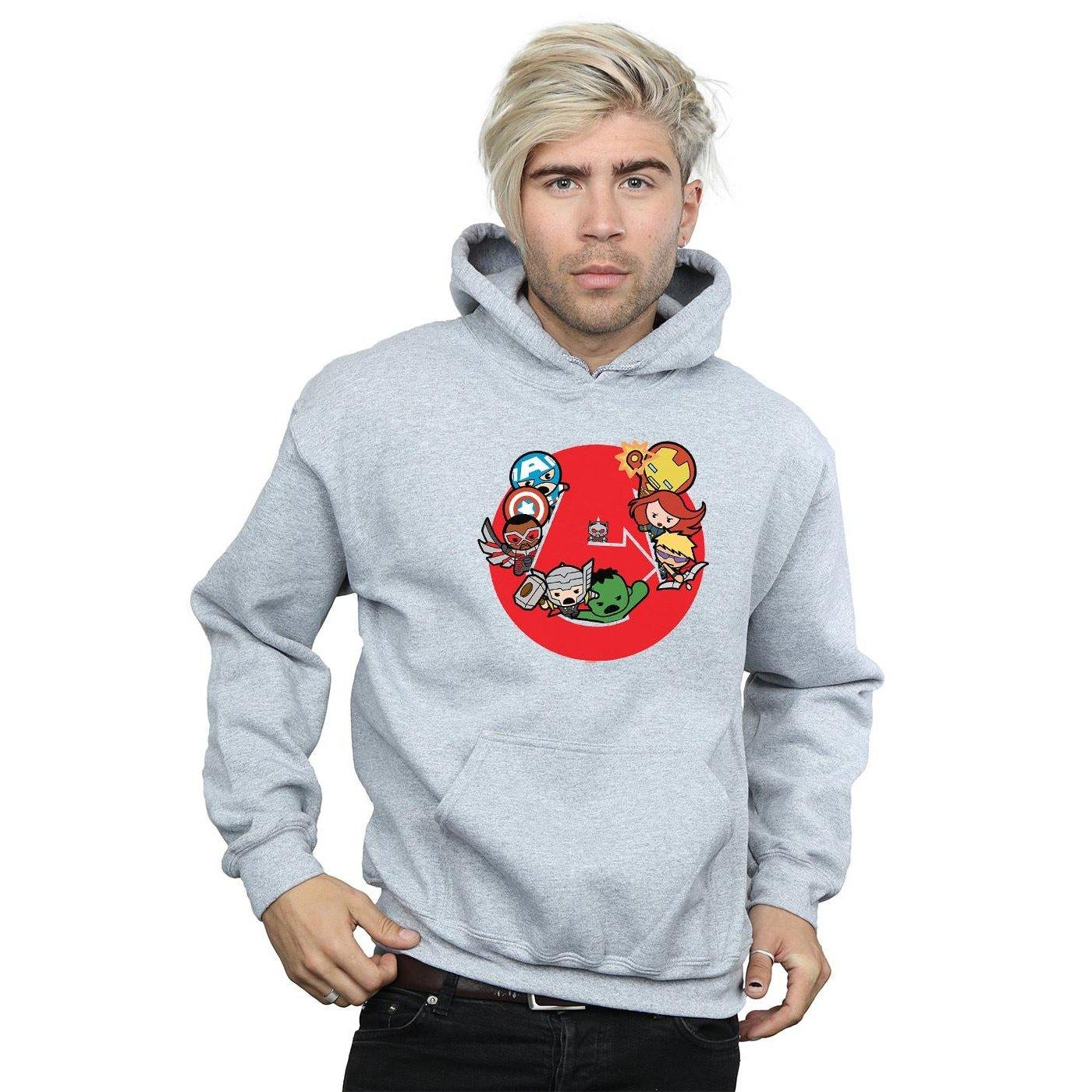 MARVEL  Sweat à capuche AVENGERS READY STEADY WAR 