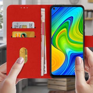 Avizar  Klappetui Xiaomi Redmi Note 9 Rot 