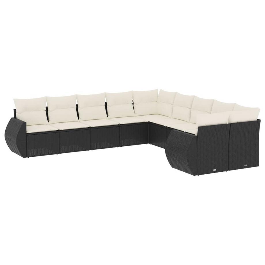 Ensemble de canapés de jardin rotin synthétique