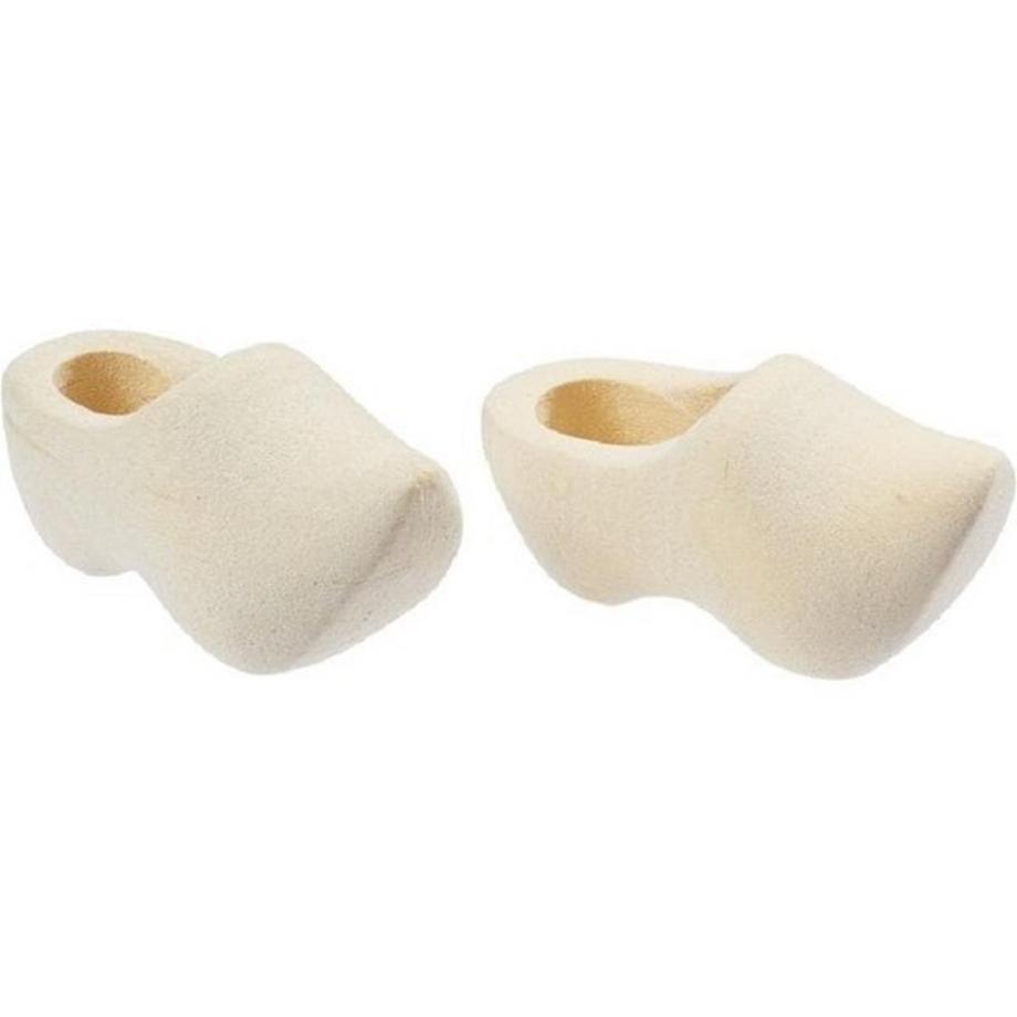 HOBBYFUN  Mini-Utensilien Holzschuhe Hellbraun 