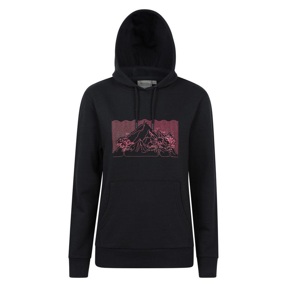 Mountain Warehouse Felpa con cappuccio Design Ombreggiato Ondulato  