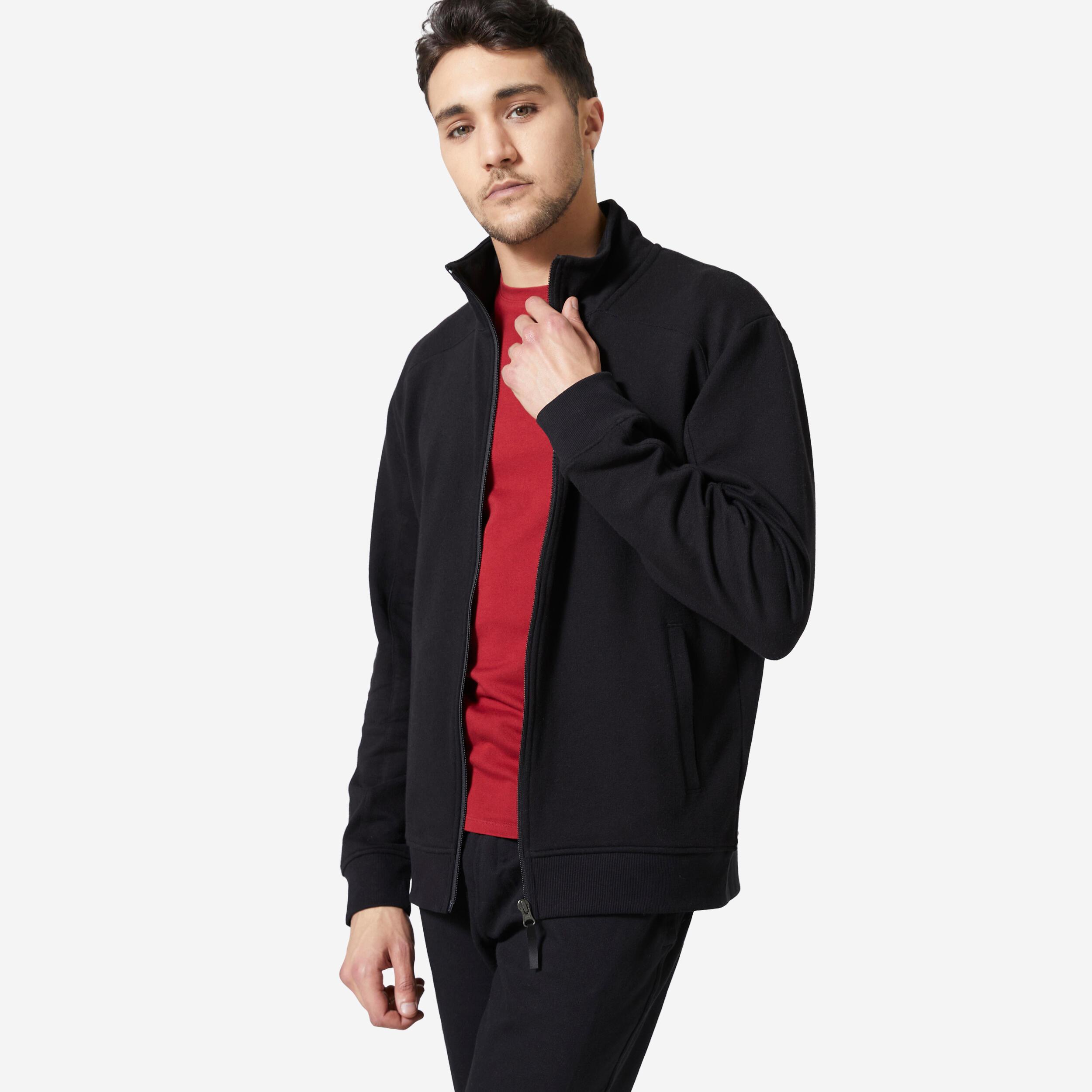 Image of Sweatshirt - 500 Herren Schwarz Leicht M