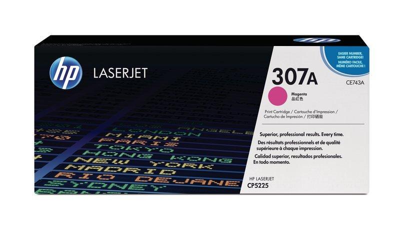 Hewlett-Packard  HP Toner-Modul 307A magenta CE743A Color LJ CP5225 7300 Seiten 