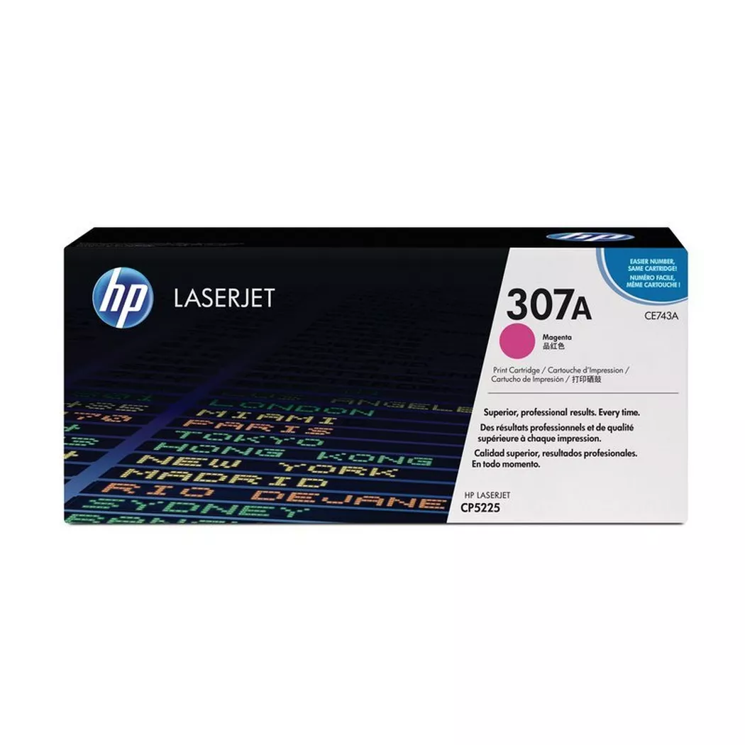 Hewlett-Packard – HP Toner-Modul 307A magenta CE743A Color LJ CP5225 7300 Seiten, One Size