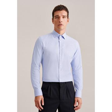 Business Hemd Shaped Fit Langarm Uni