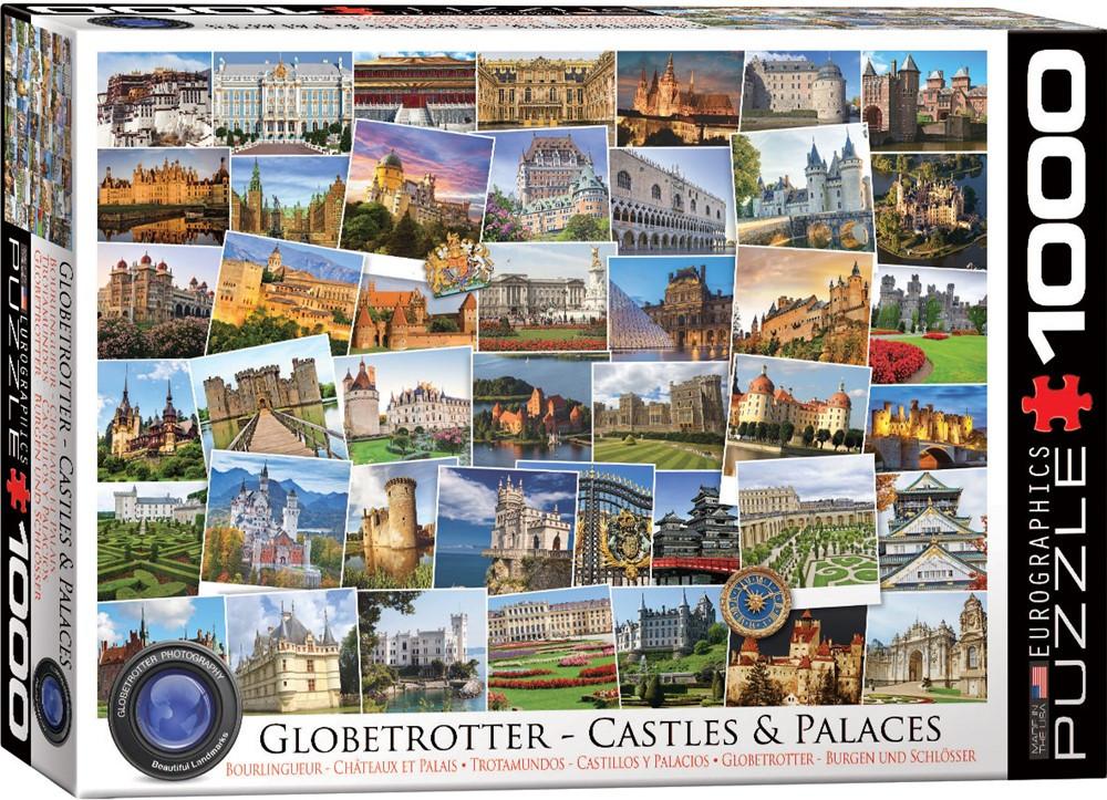 Eurographics  Eurographics Casse-tête Globetrotter Châteaux et Palais - 1000 pièces 