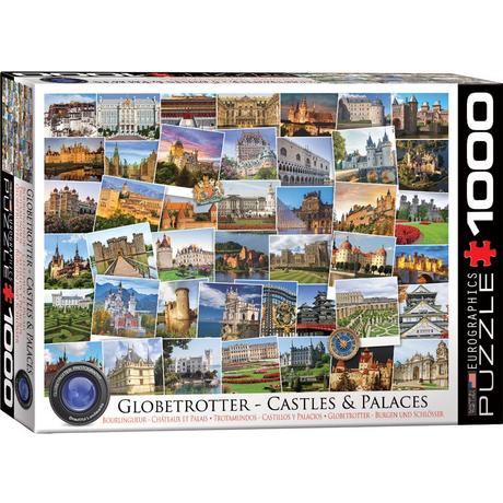 Eurographics  Eurographics Casse-tête Globetrotter Châteaux et Palais - 1000 pièces 