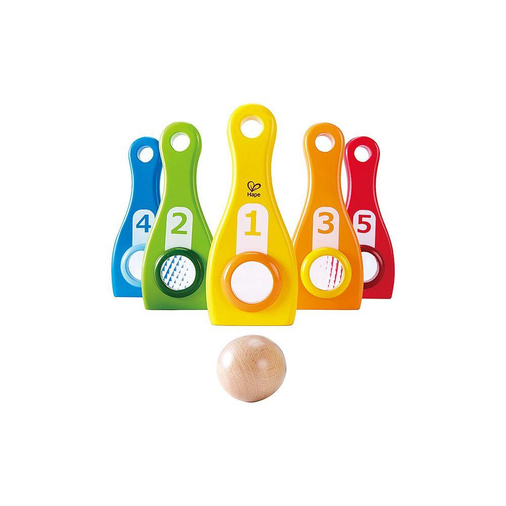 Hape  Spiele Rainbow Kegelspiel 