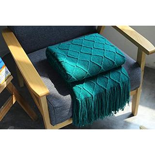 Alopini Coperta in Lana Morbida a Maglia con Nappe  