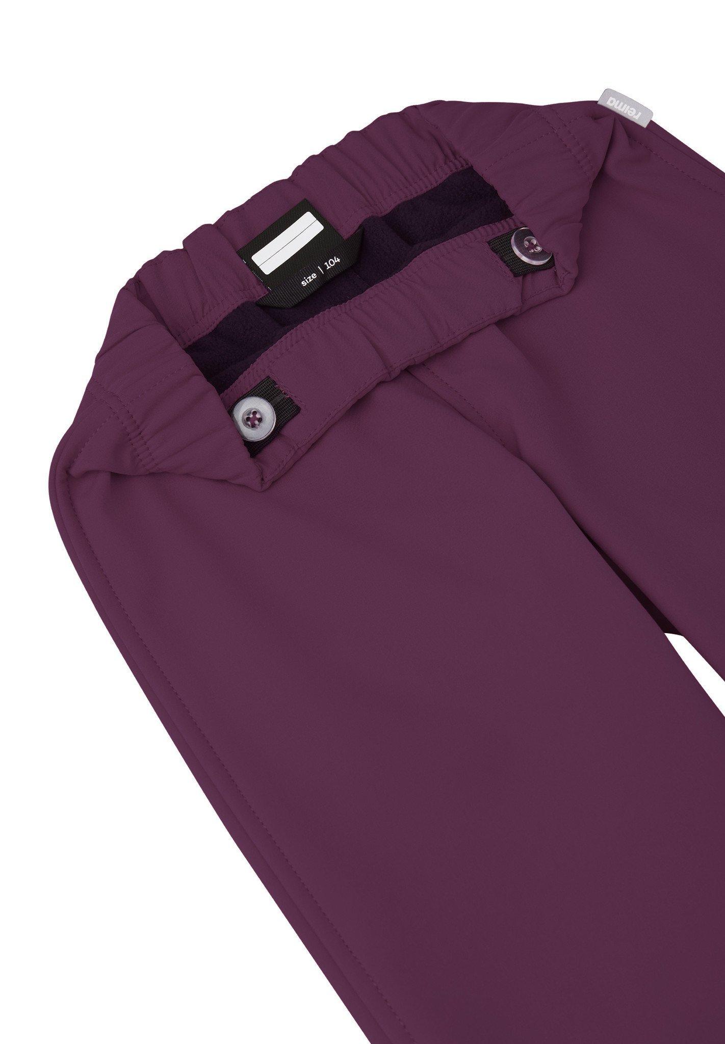 Reima  Kinder Softshell Hose Oikotie Deep purple 