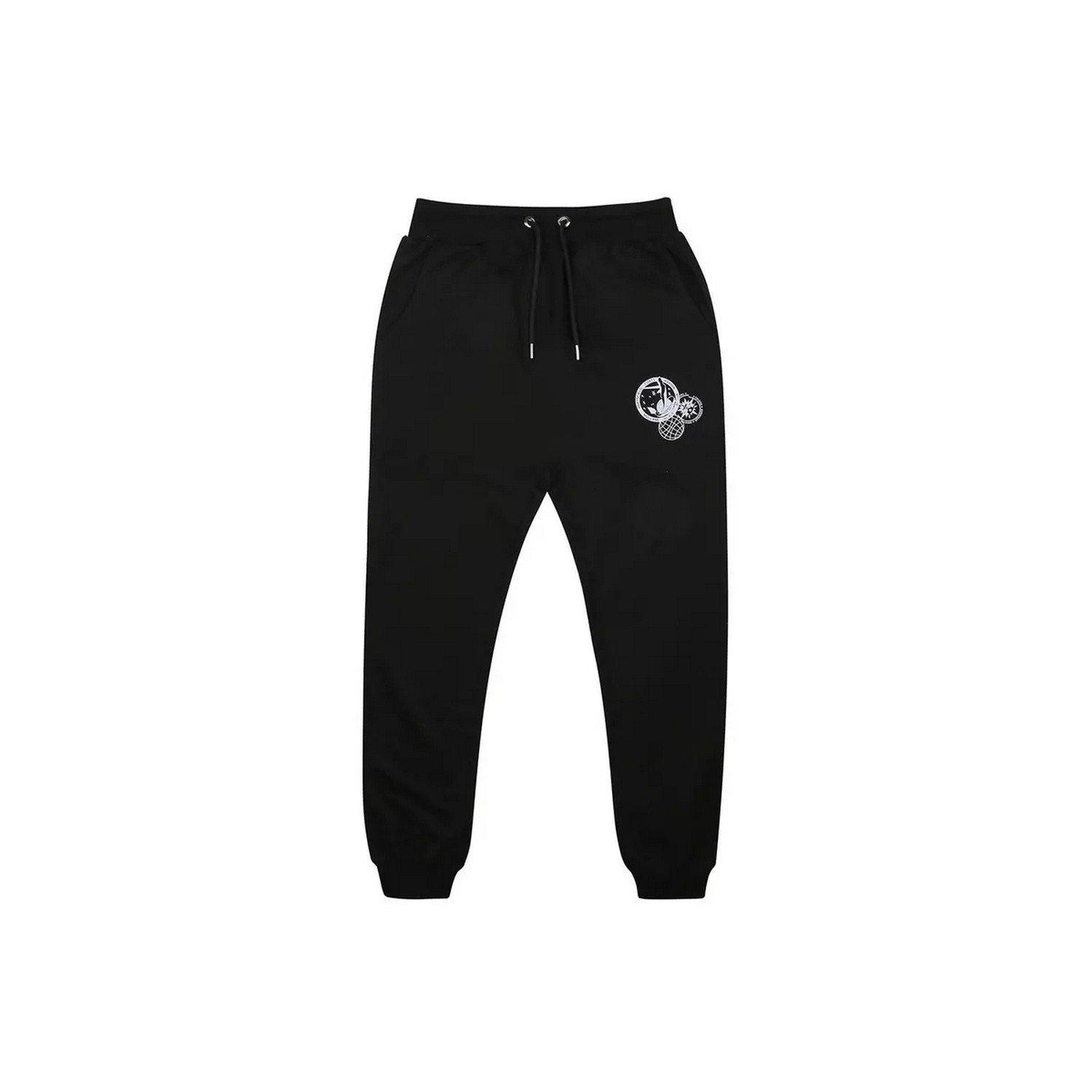 Image of Cluster Badge Jogginghosen Unisex Schwarz XL