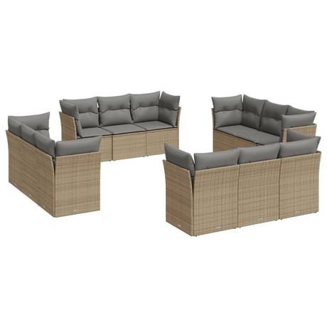 VidaXL Garten sofagarnitur poly-rattan  