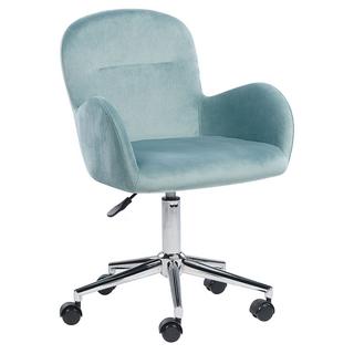 Beliani Chaise de bureau en Velours Scandinave PRIDDY  