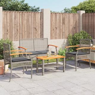 VidaXL Garten lounge set poly-rattan  