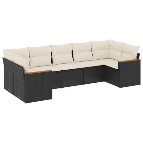 VidaXL Garten sofagarnitur poly-rattan  