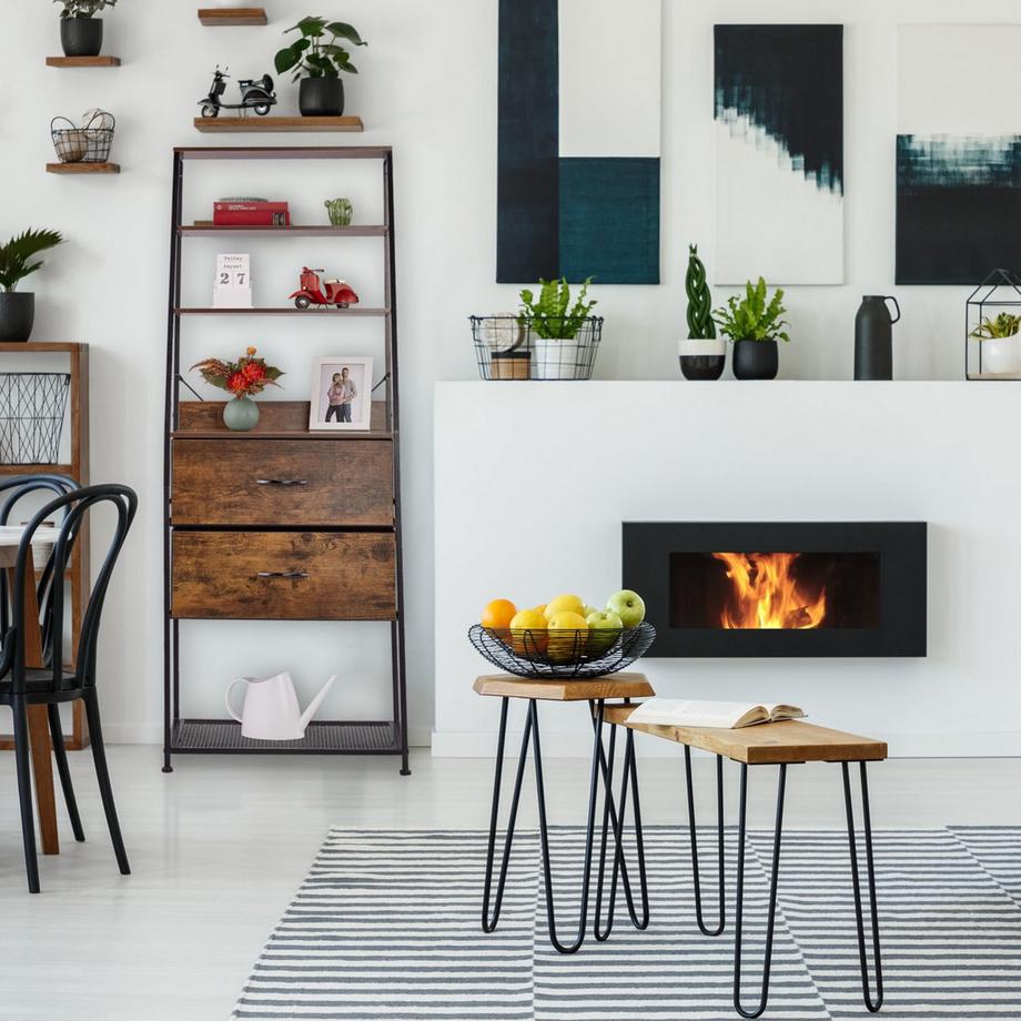 B2X Étagère vintage au design industriel  