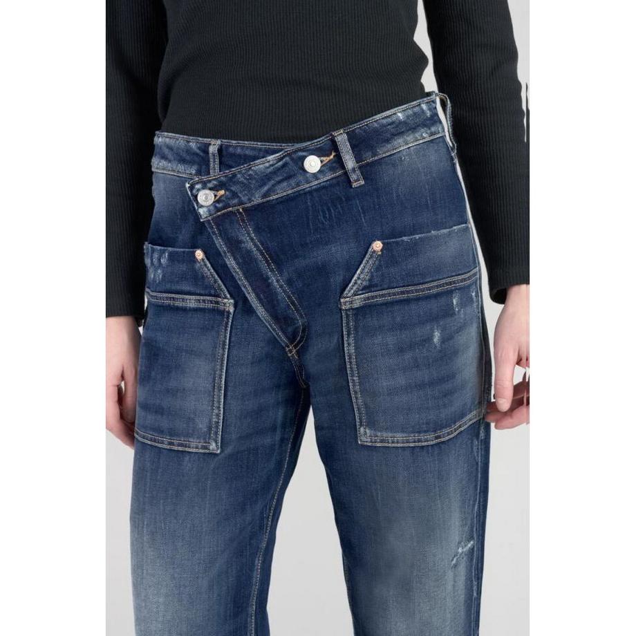 le temps des cerises Cosy Pocket Relaxed Loose Fit Jeans  