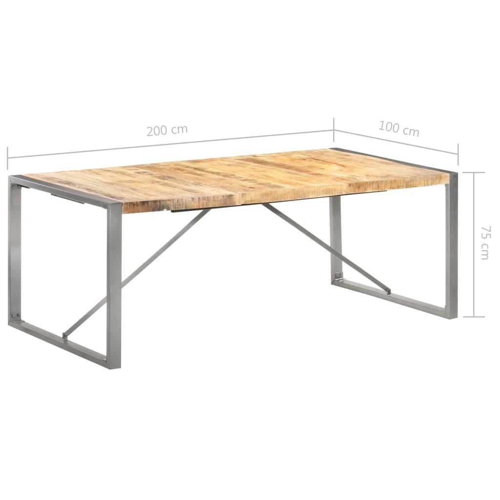 VidaXL Table à dîner bois  