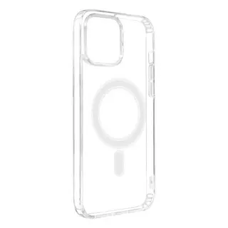 Coque MagSafe iPhone 13 Pro, Dos Rigide Contours Silicone Transparent  Swissten - Français