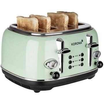 Retro  Doppel-Toaster mit Brötchenaufsatz Mint