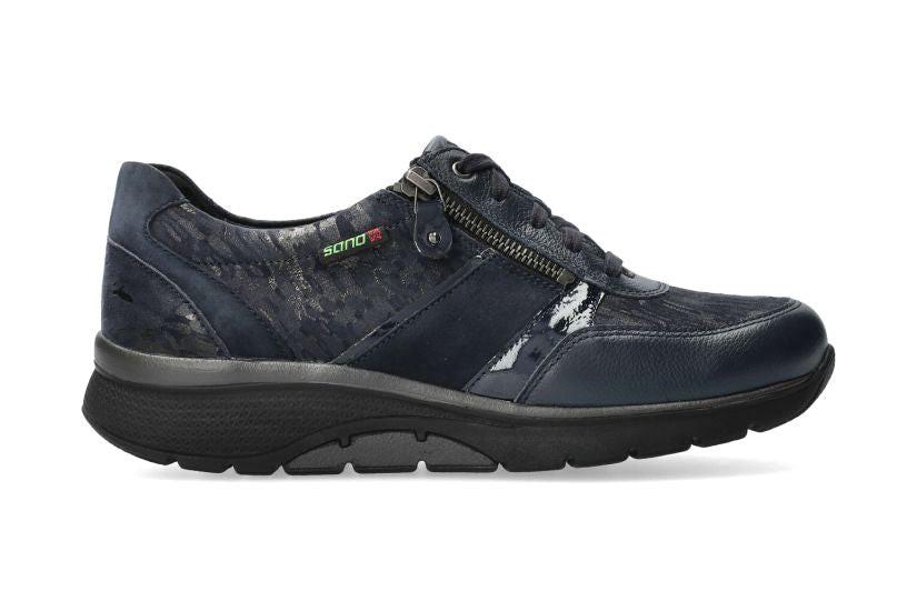 Image of Izae - Leder Sneaker Damen Blau 41