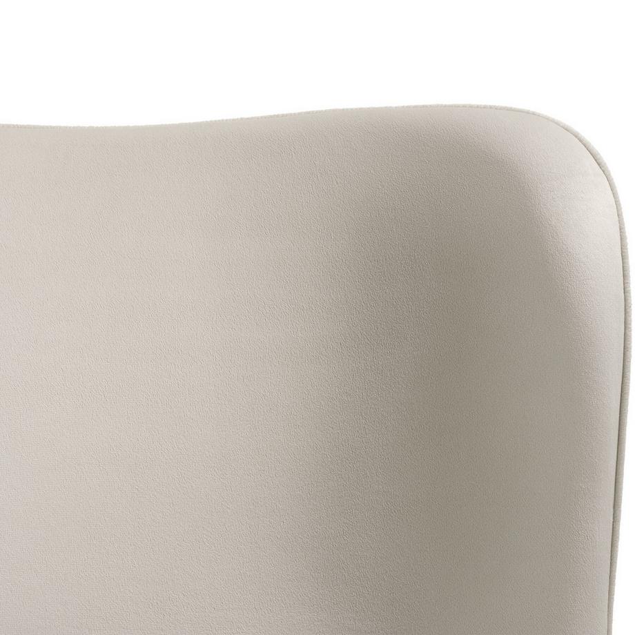 Tectake Sedia imbottita  Tessa Forma ergonomica con schienale alto  