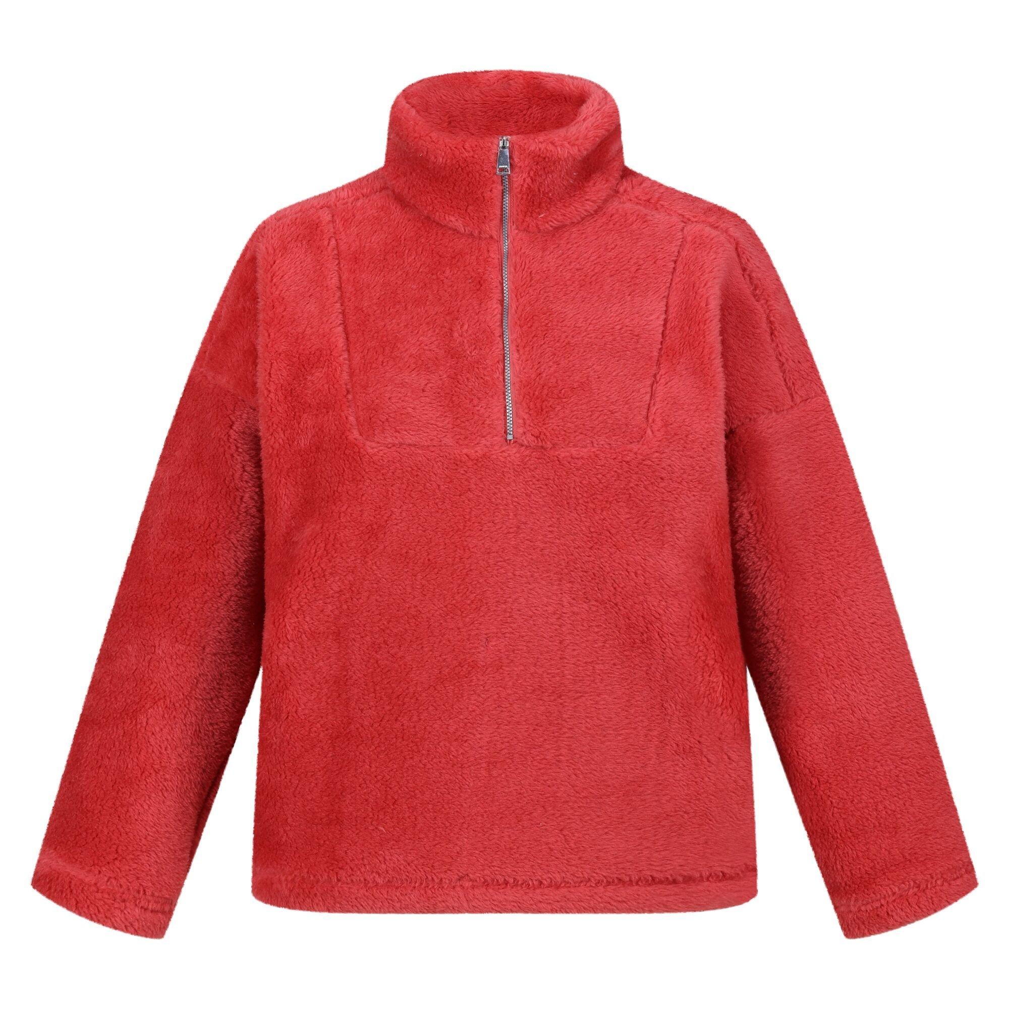 Image of Zeeke Fleece Damen Rot Bunt 34