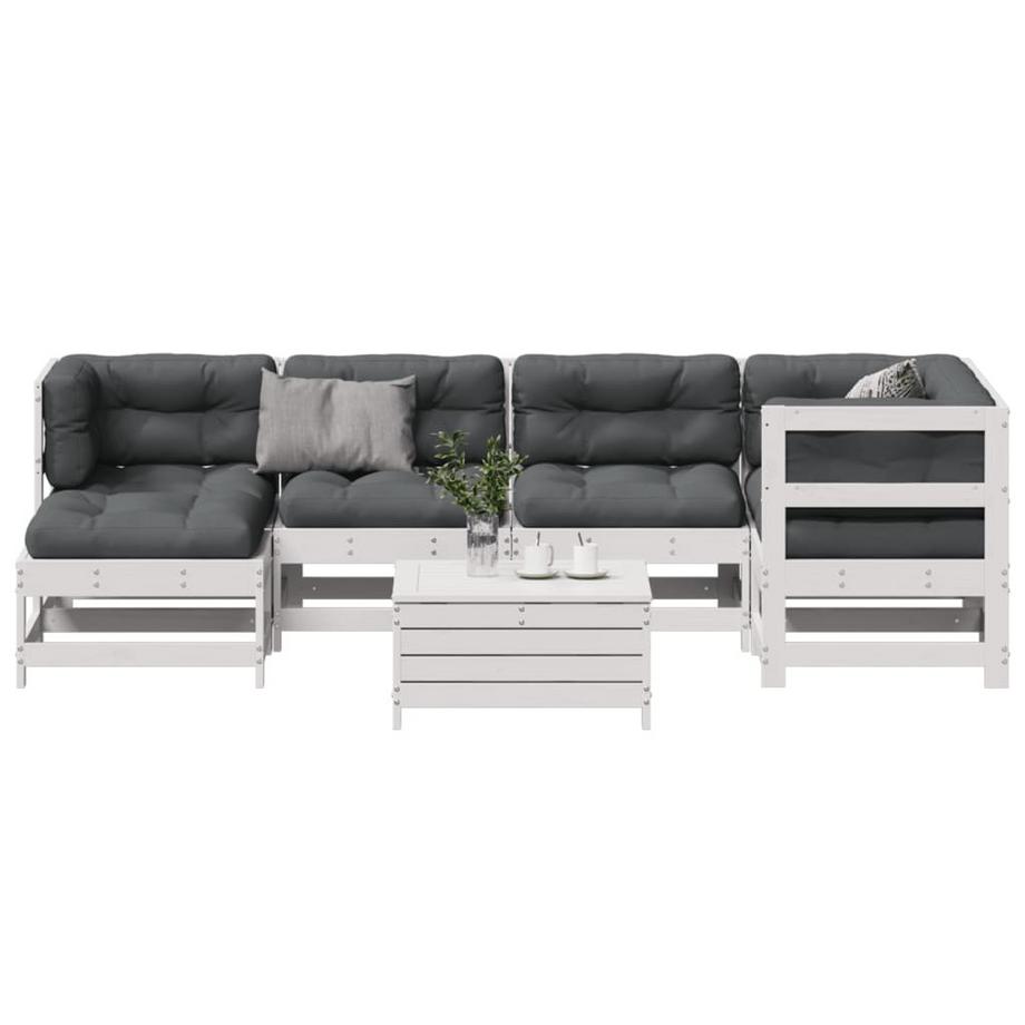 VidaXL set salotto da giardino Legno  