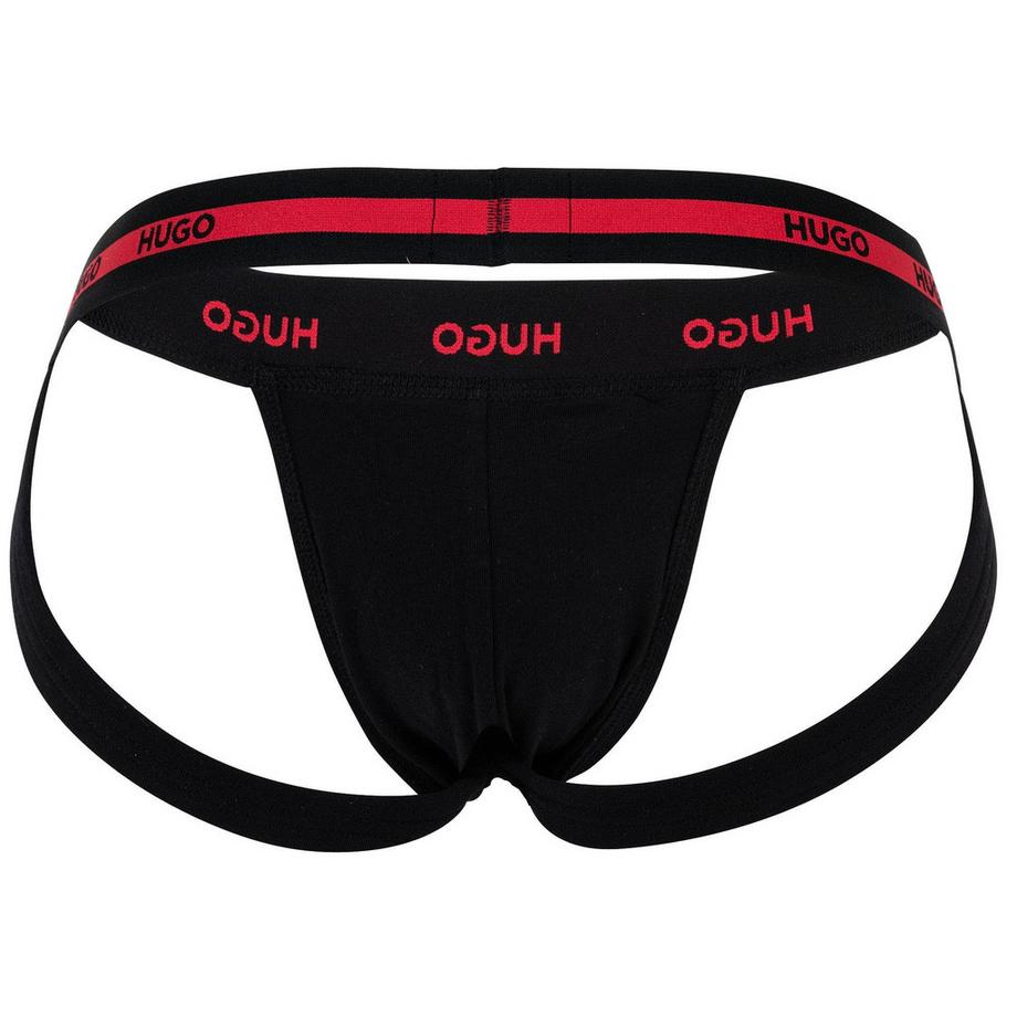 HUGO Triplet Planet Stretch Jockstrap Confezione da 3  