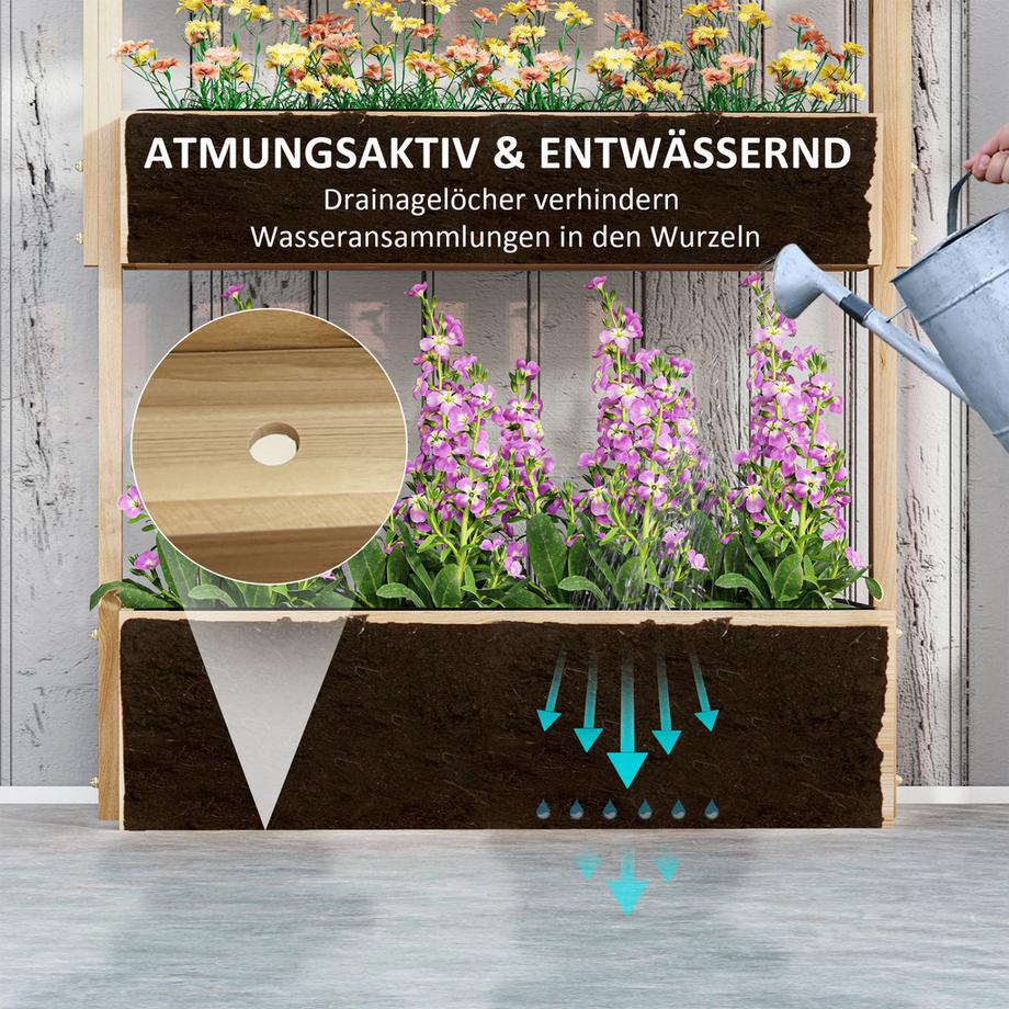 Outsunny Bac surélevé  