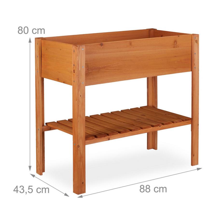 Northio Tavolino portafiori in legno chiaro  