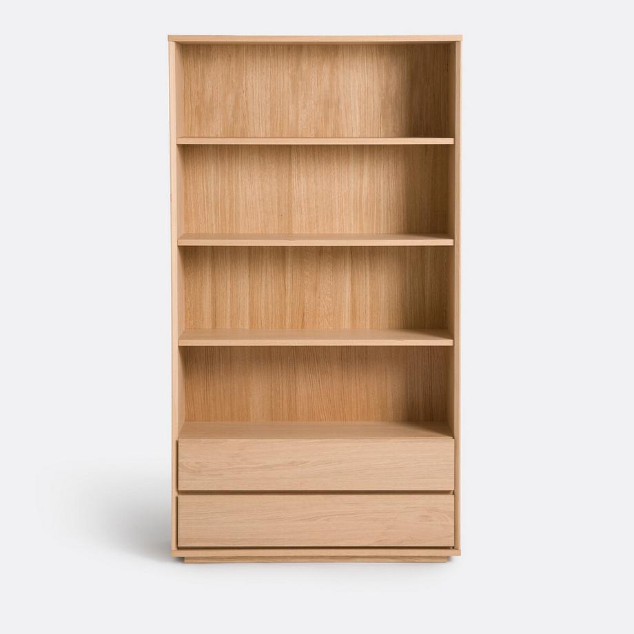La Redoute Intérieurs Bücherregal Norrem mit 4 Fächern und 2 Schubladen  